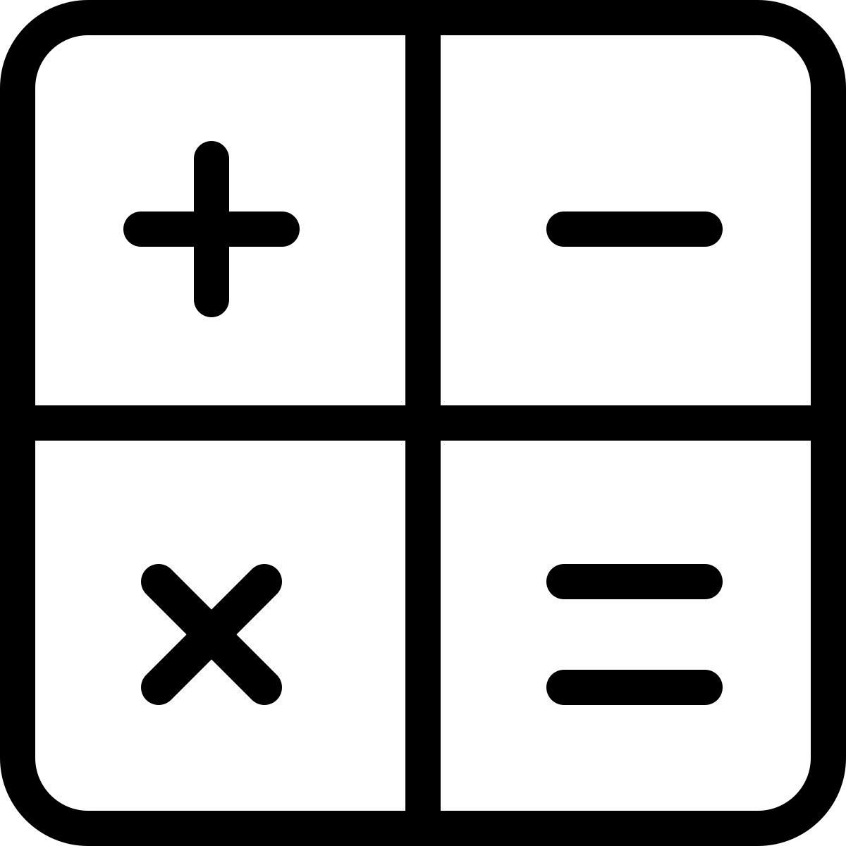 simboli matematici icon