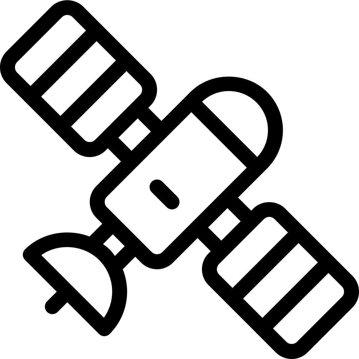 communications satellite icon
