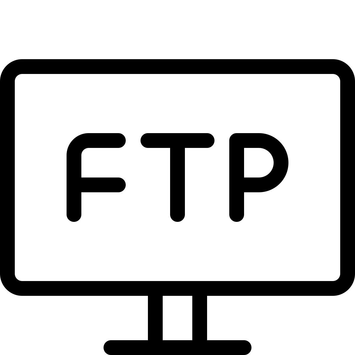 computer ftp icon