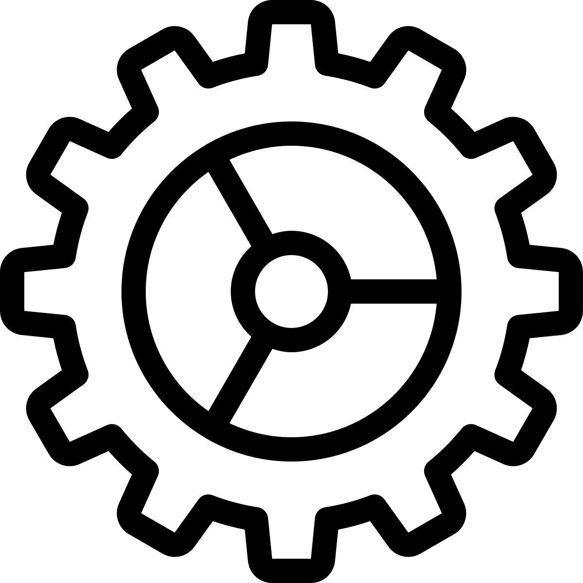 paramètres du logiciel icon