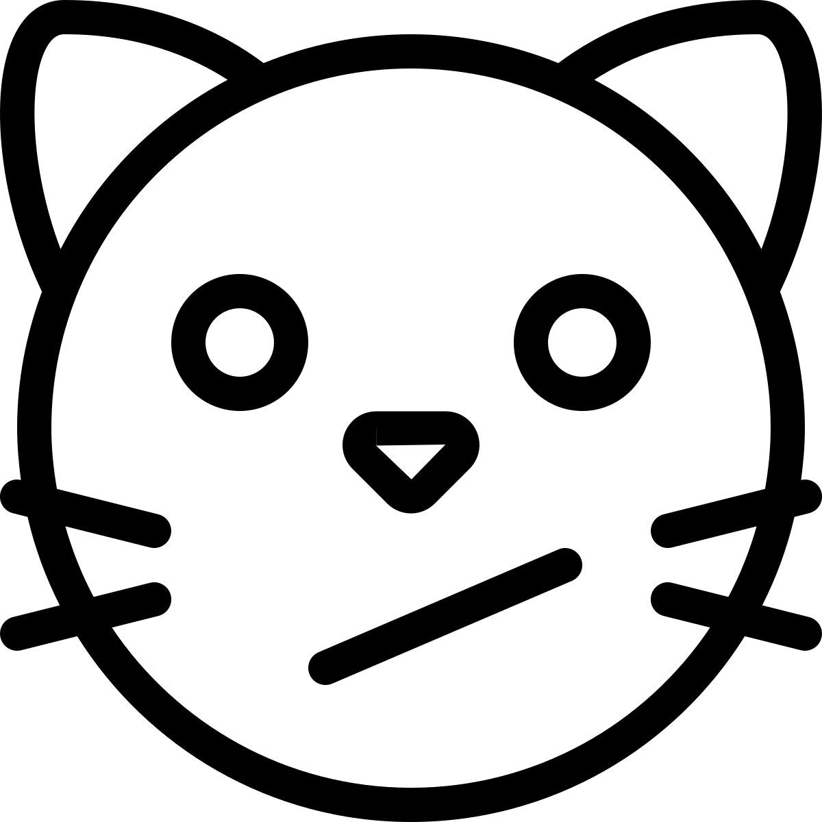 emoji de gato confundido icon