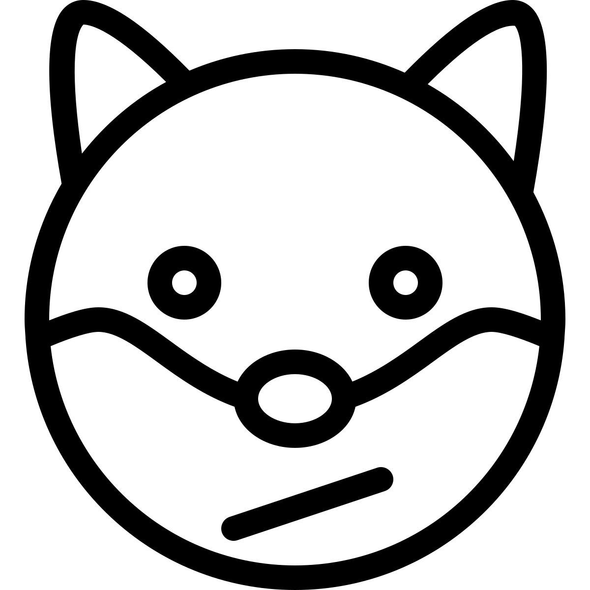 confused dog emoji icon