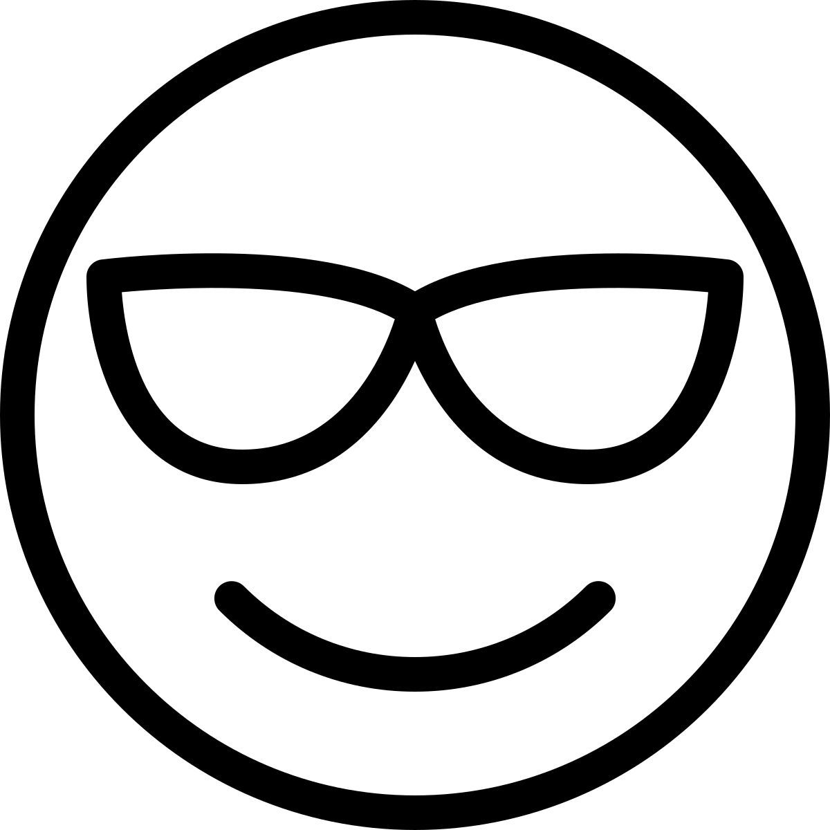 sunglasses emoji icon