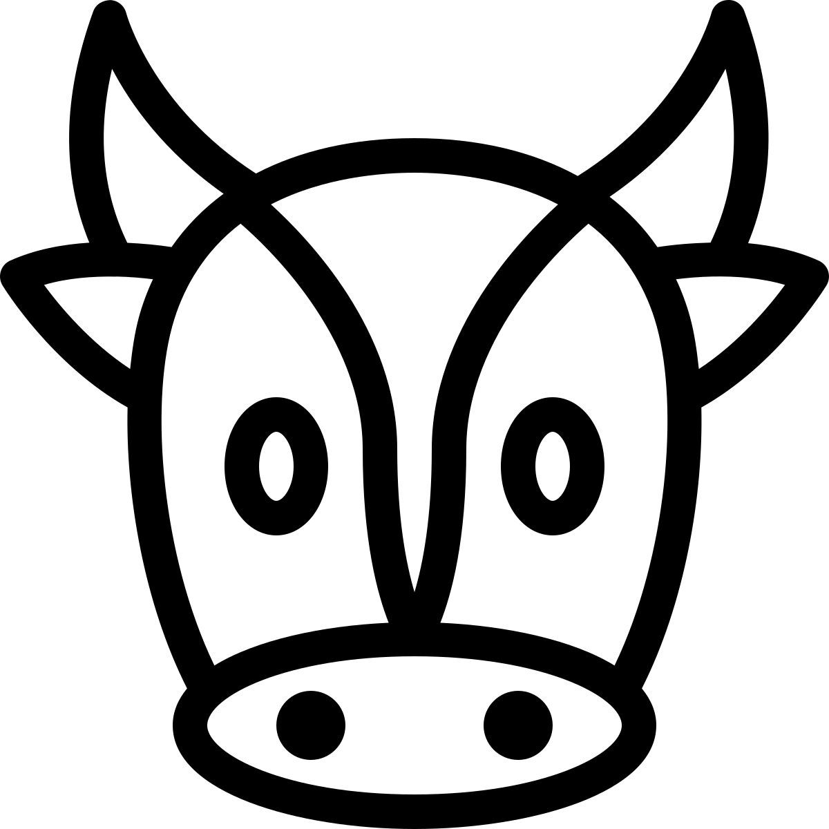 emoji de cara de vaca icon