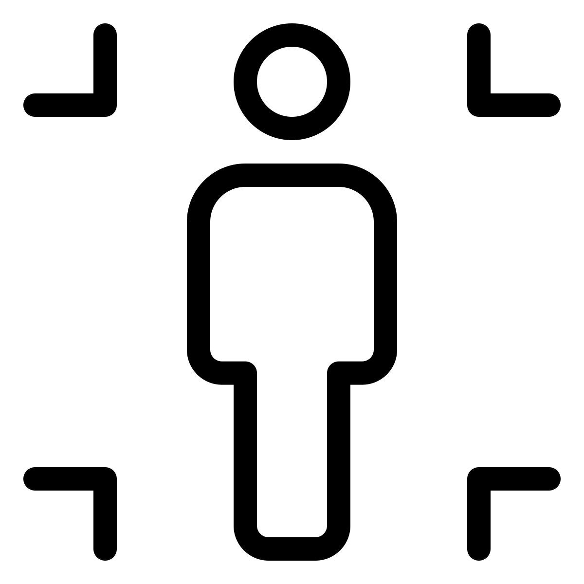enfoque en el usuario icon
