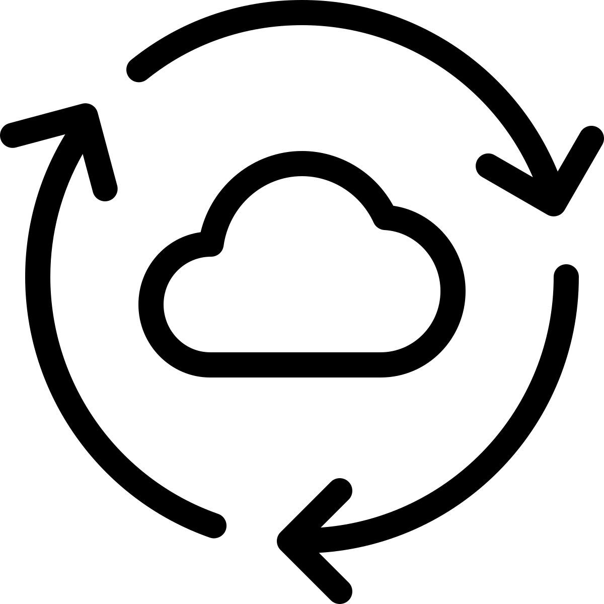 cloud synchronization icon