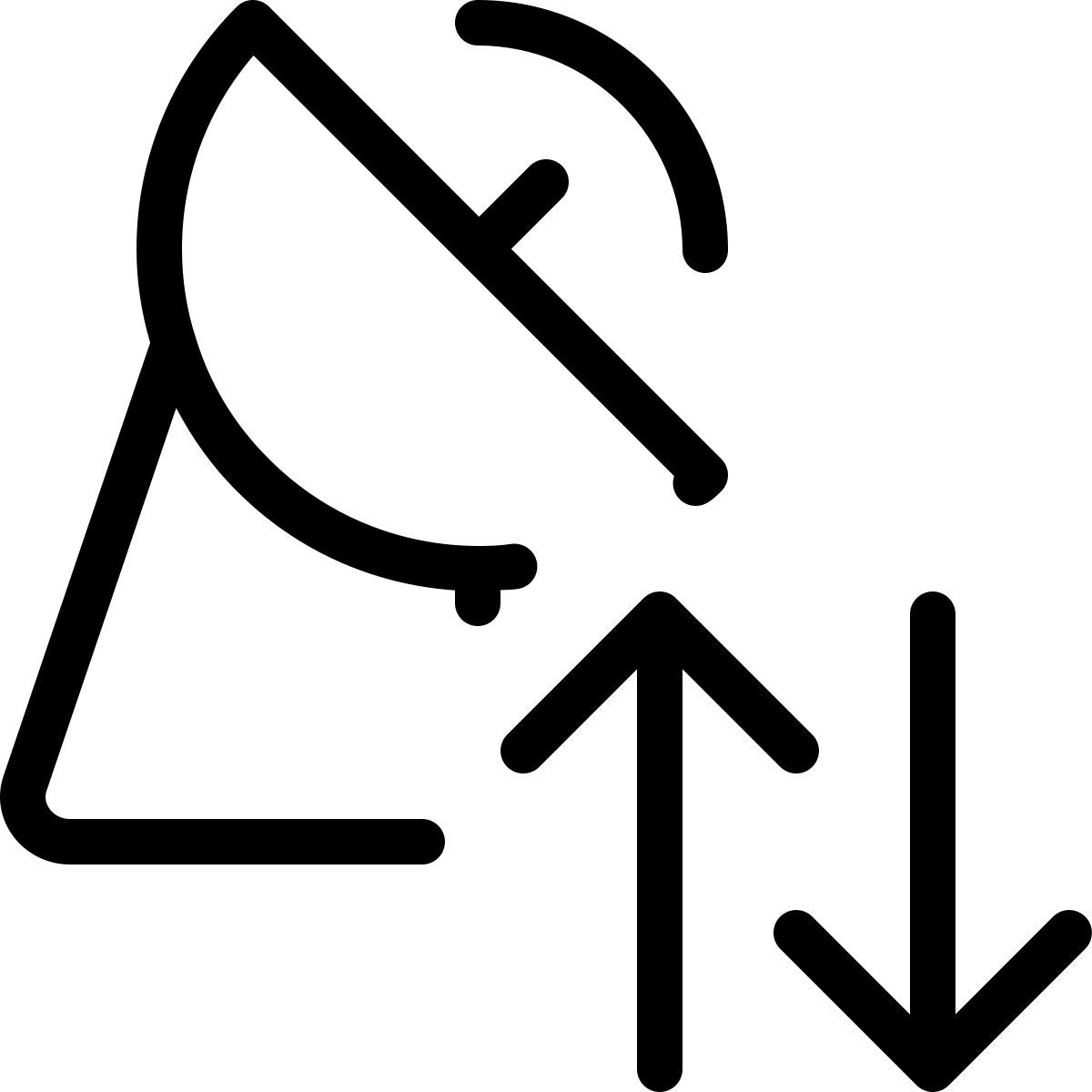 satellite data transfer icon