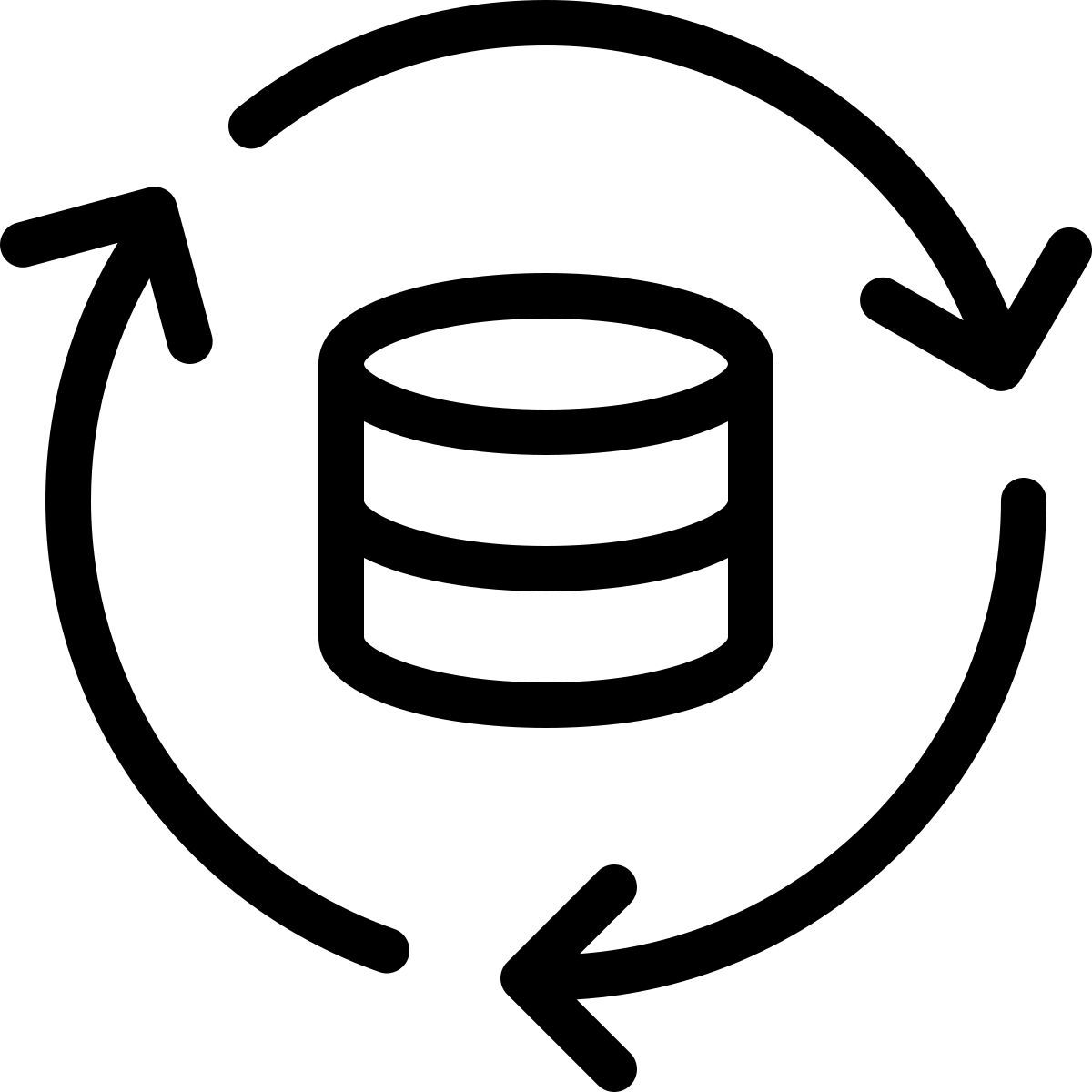 database synchronization icon
