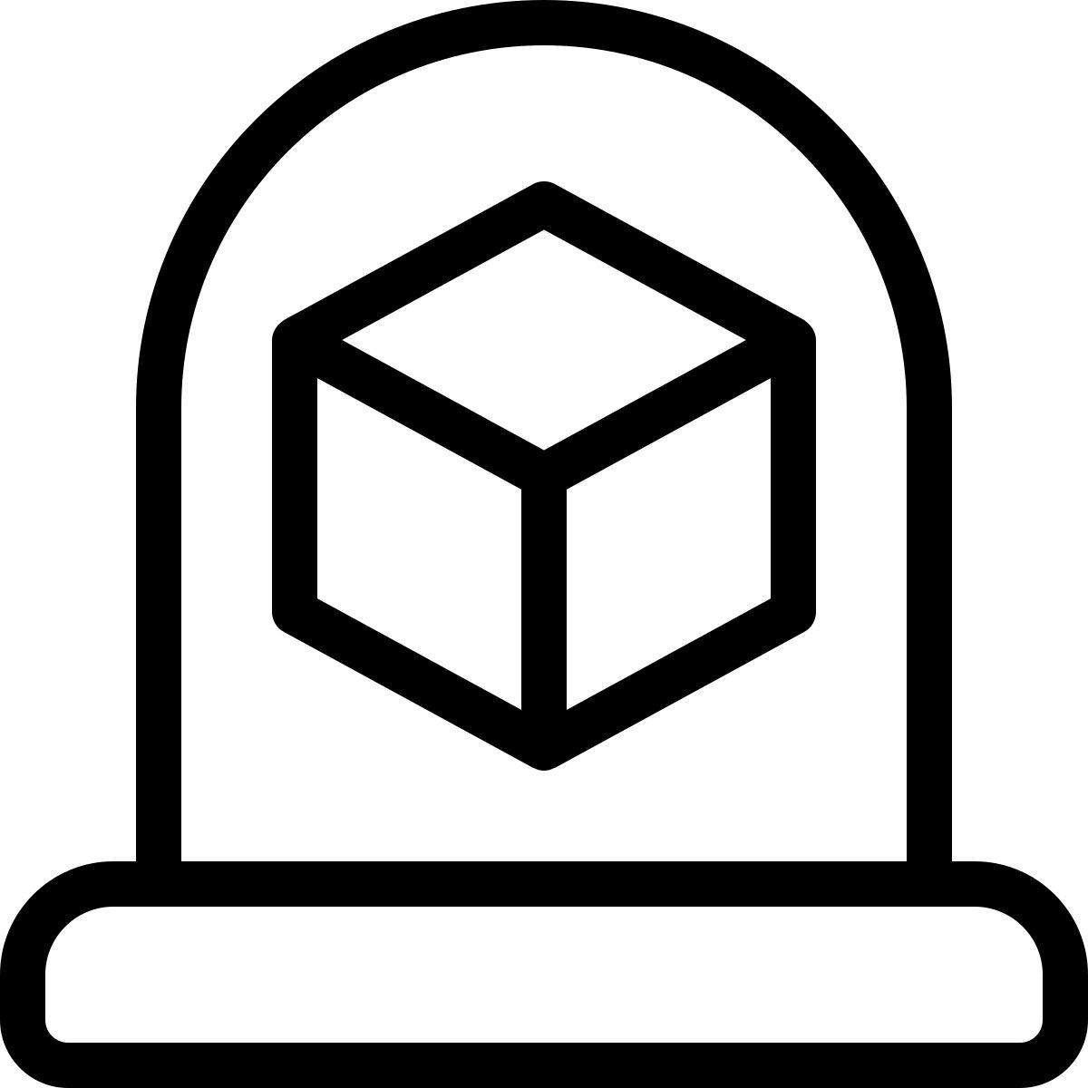 Cube Glass Cloche icon