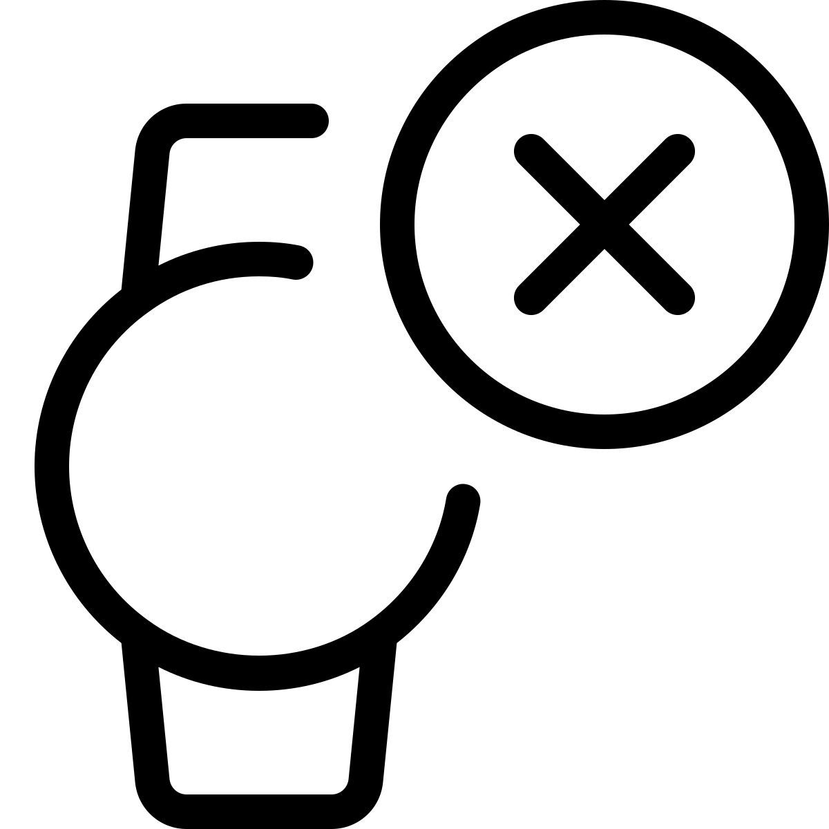 elimina l'app smartwatch icon