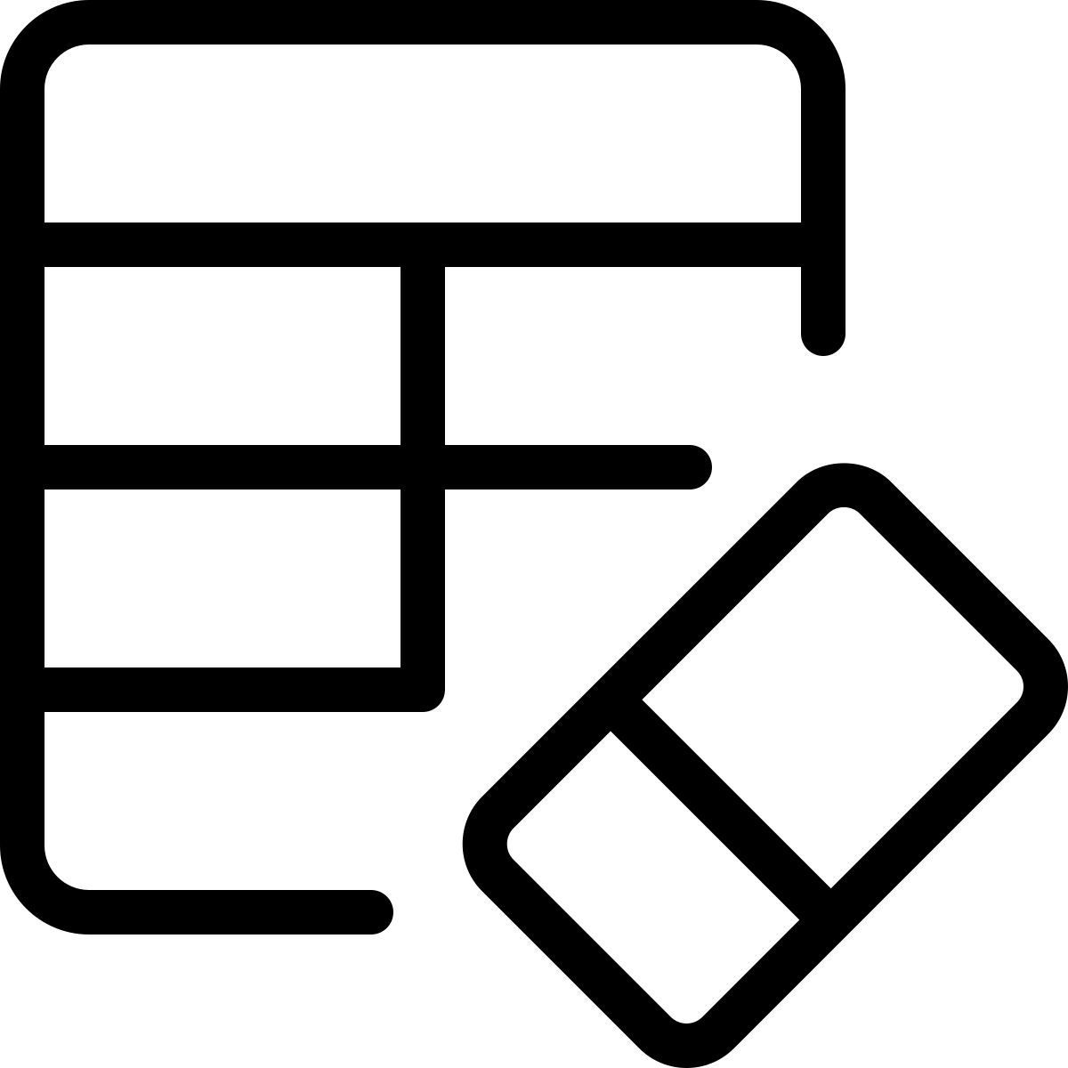 delete worksheet icon