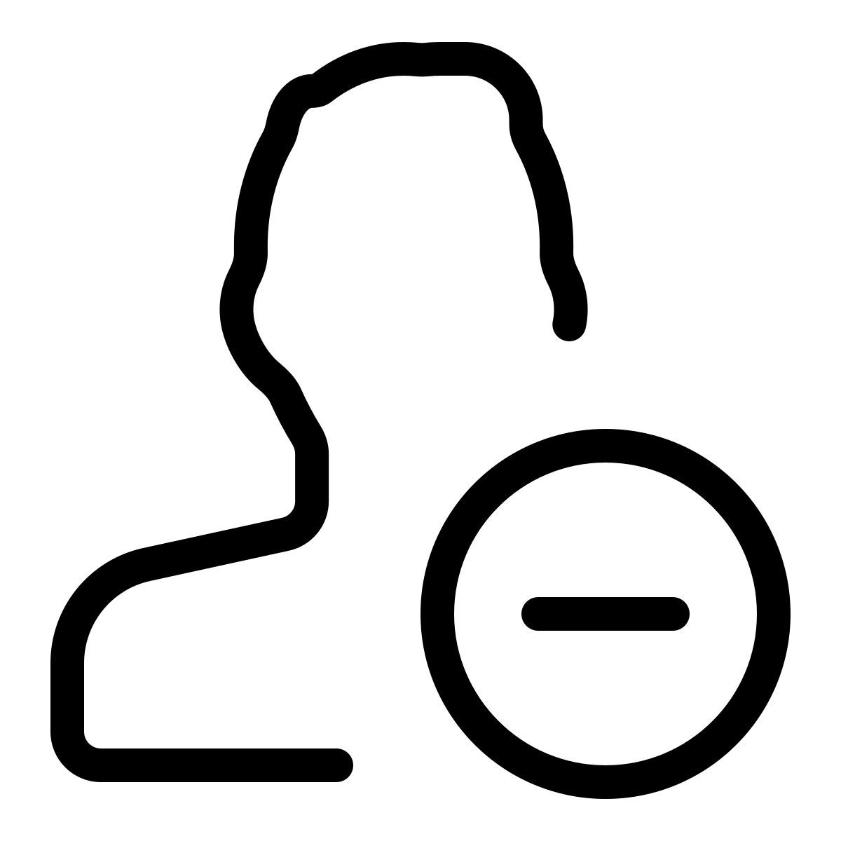사용자 삭제 icon