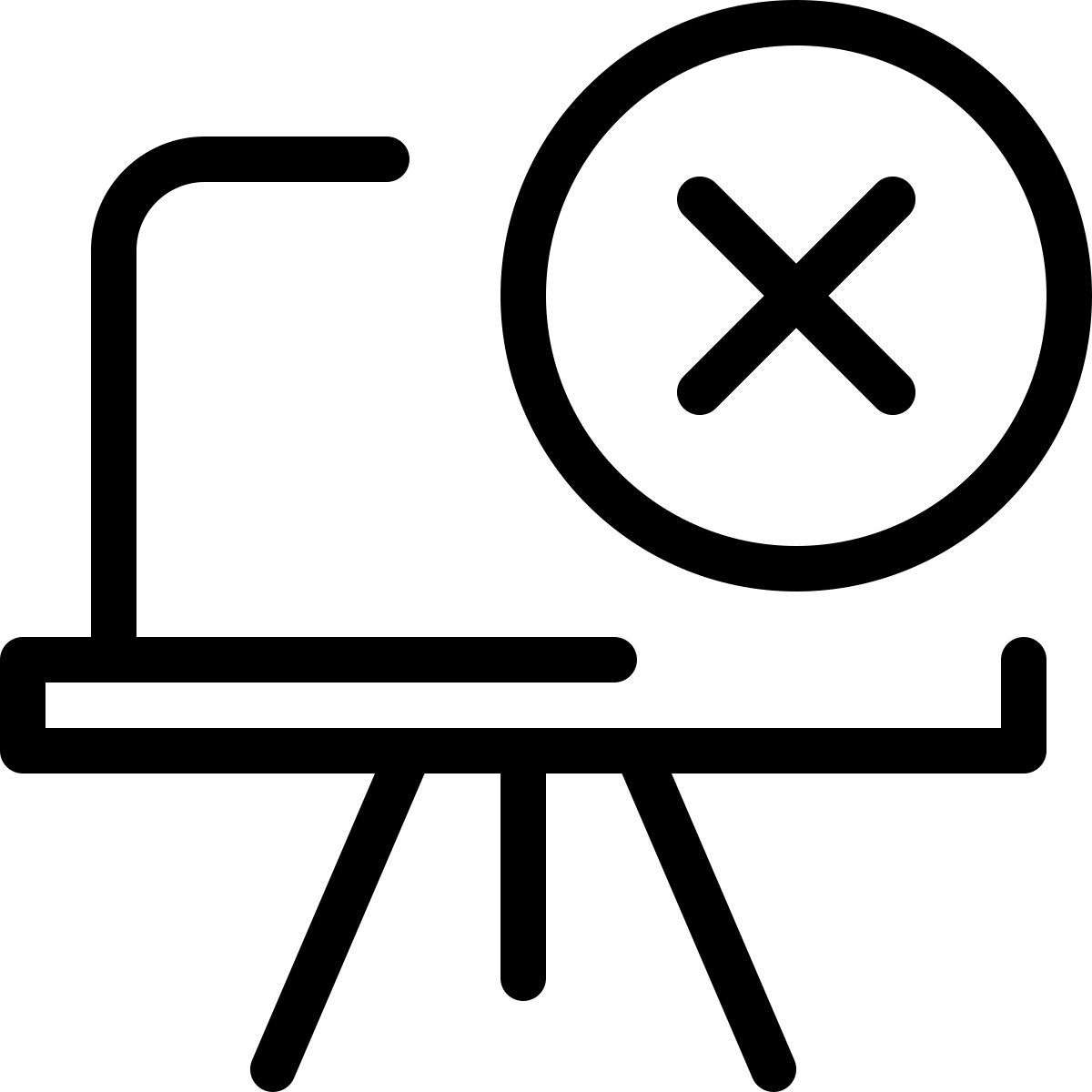 tableau interactif supprimer icon