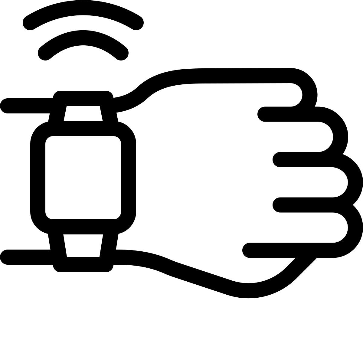 smartwatch haptics icon