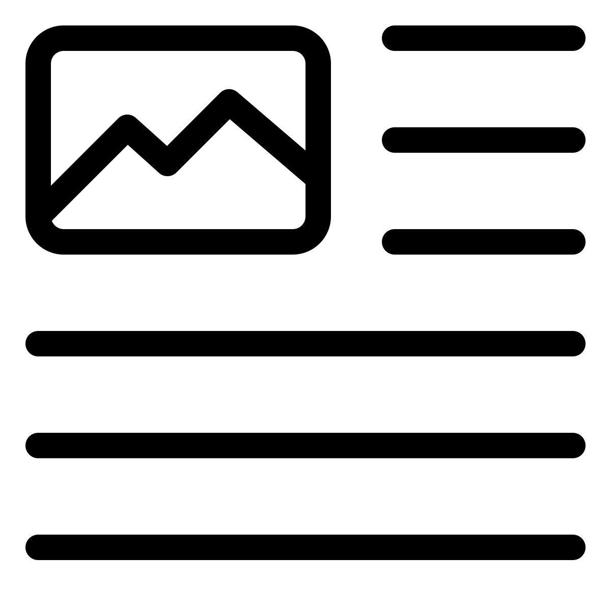 top left image alignment icon