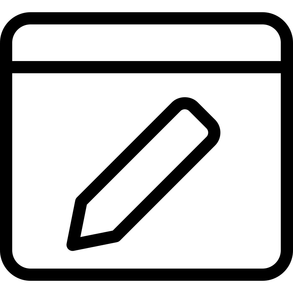 edit webpage icon