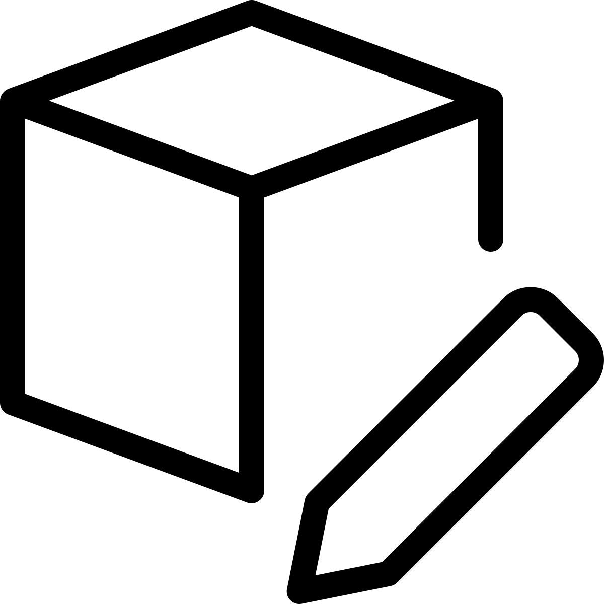 edit 3d model icon