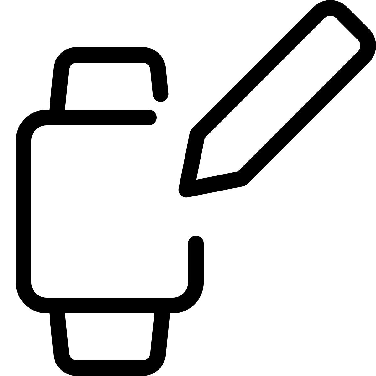 edit smartwatch face icon