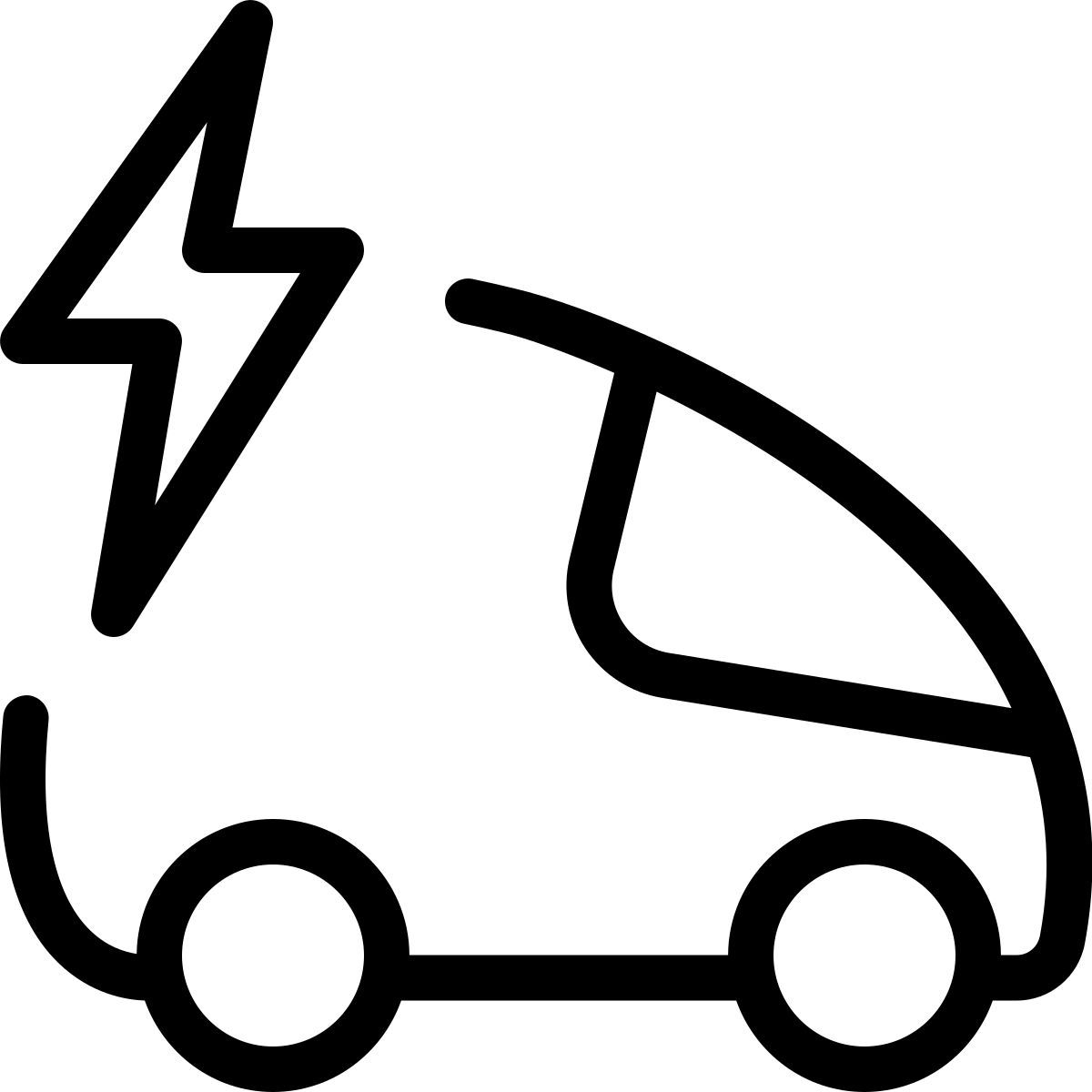 electric car icon