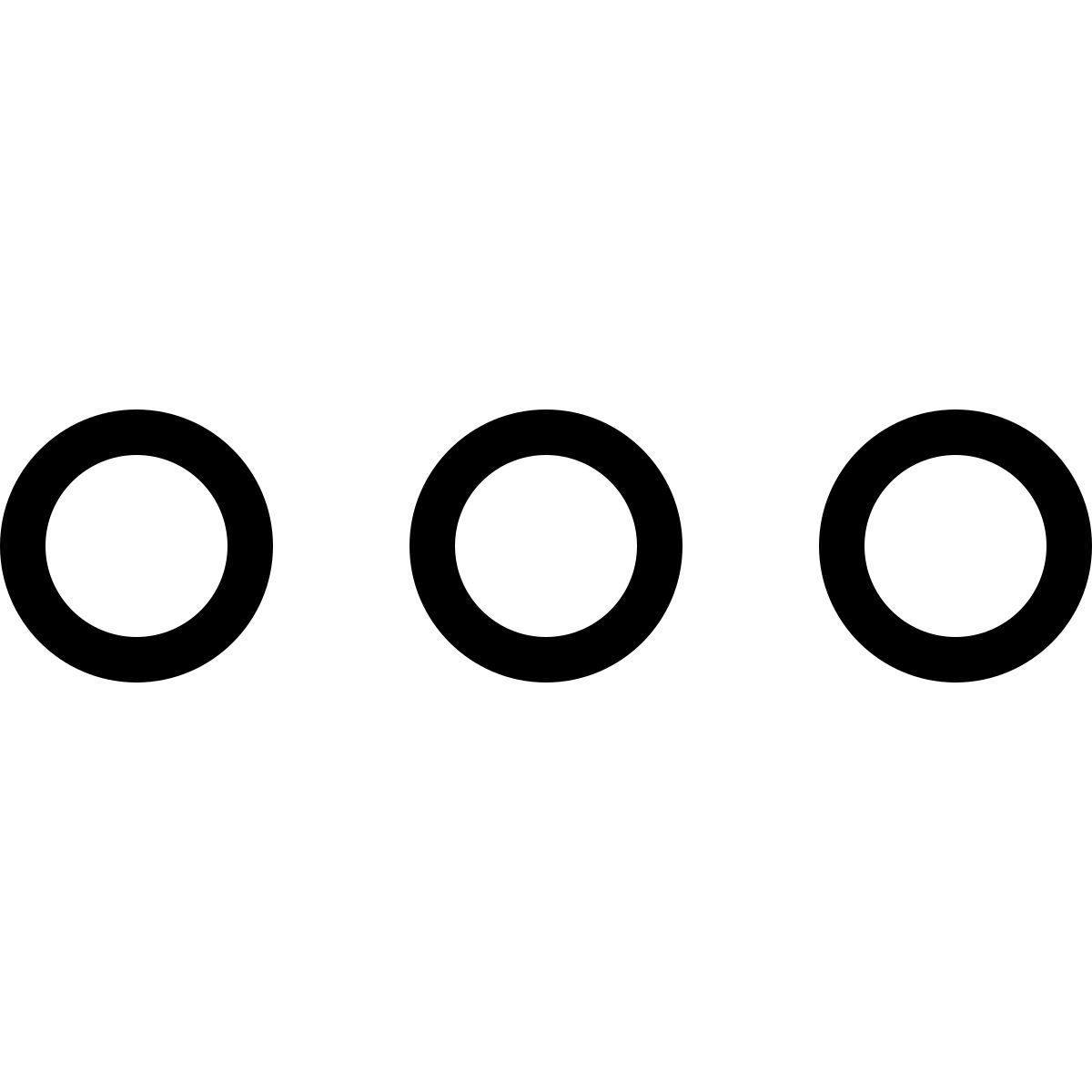 menú horizontal icon