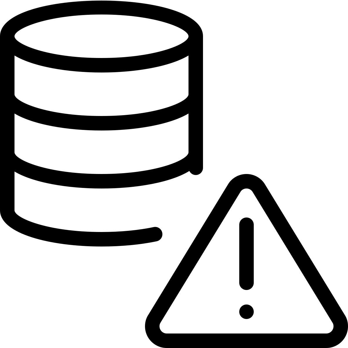 database alert icon