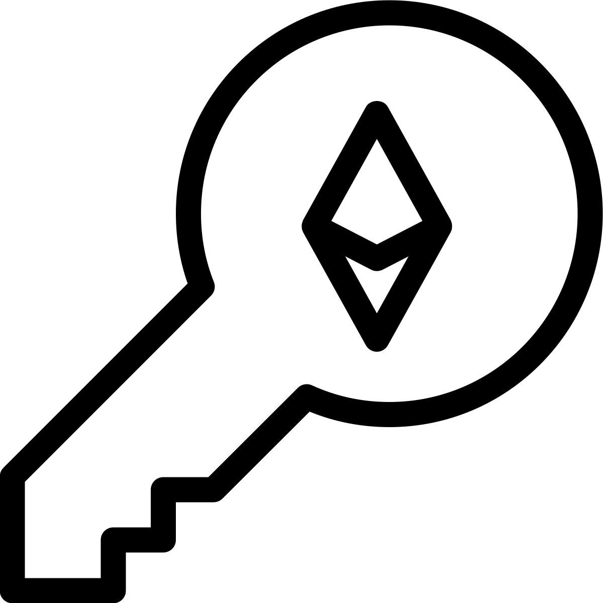 ethereum key icon