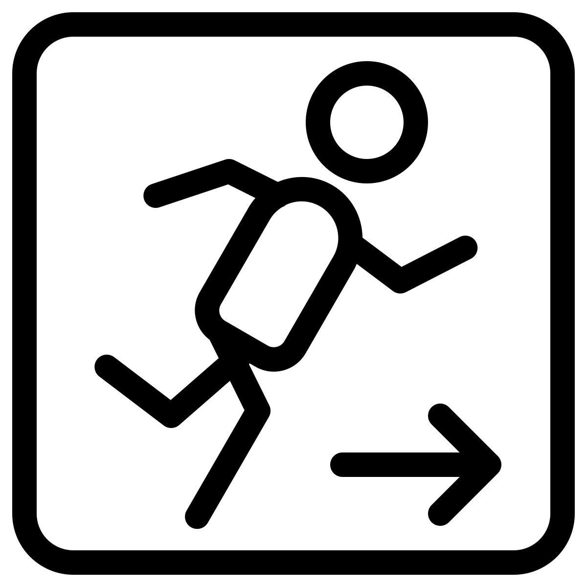 saída de emergência icon
