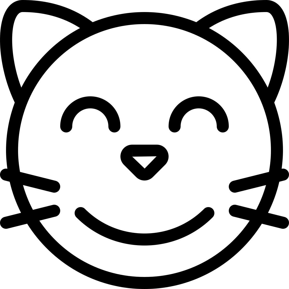 emoji chat heureux icon