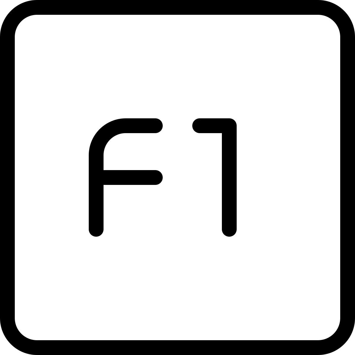 f1 key icon