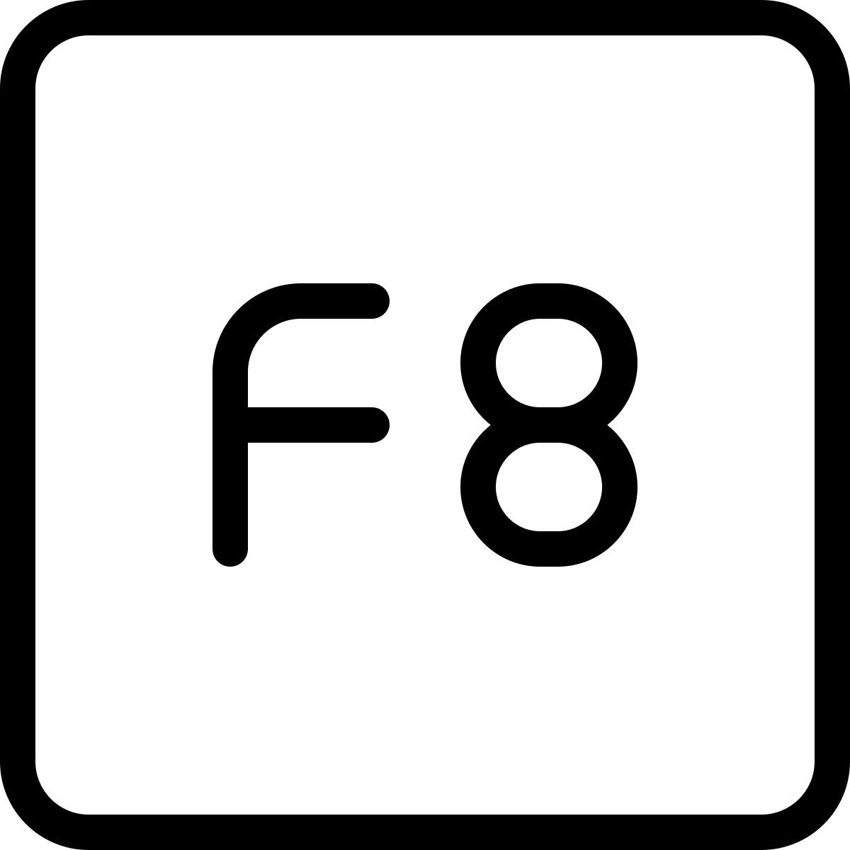 f8 key icon