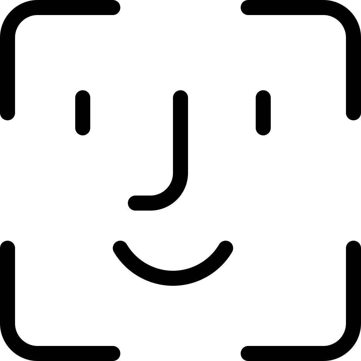 identificação facial icon