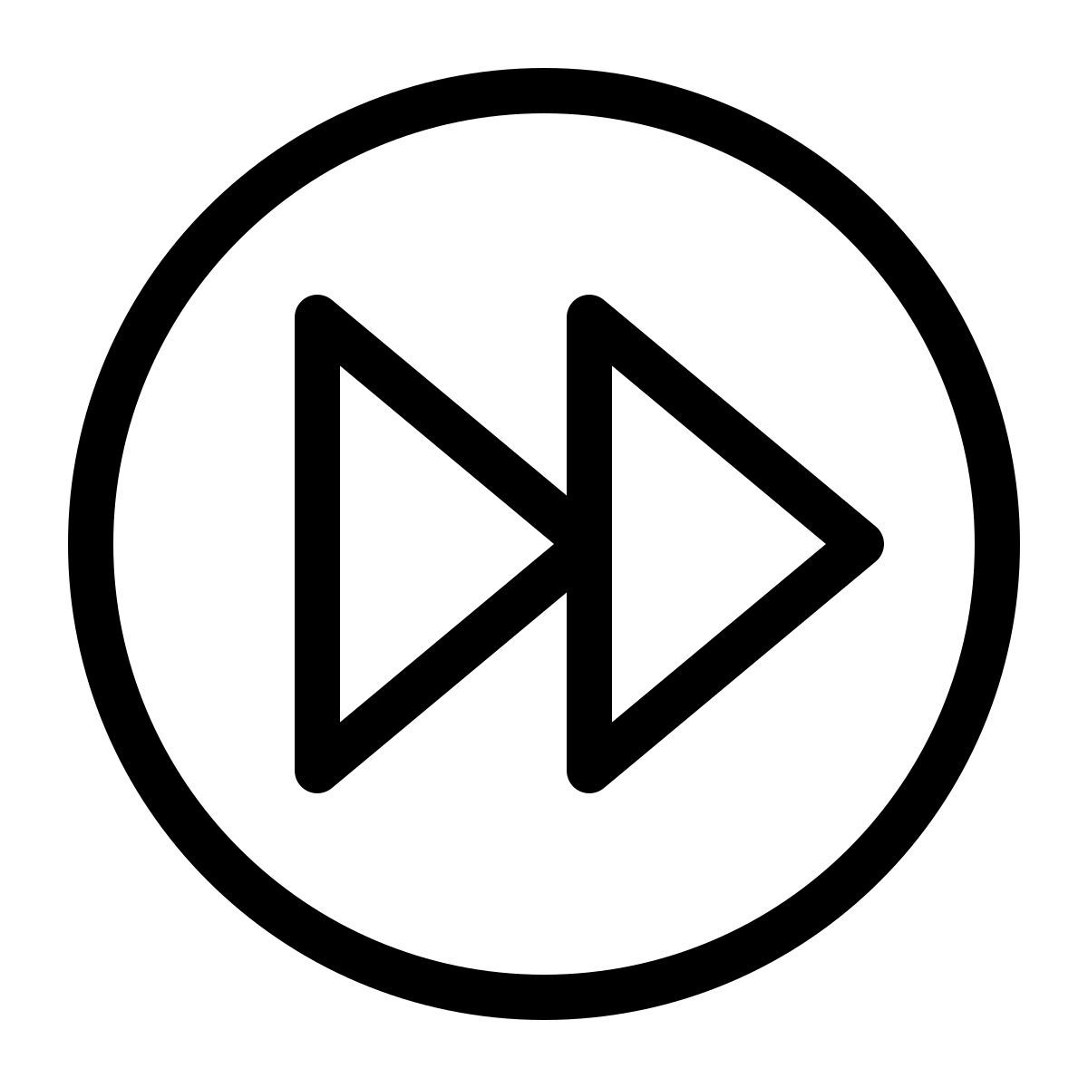 fast forward button icon