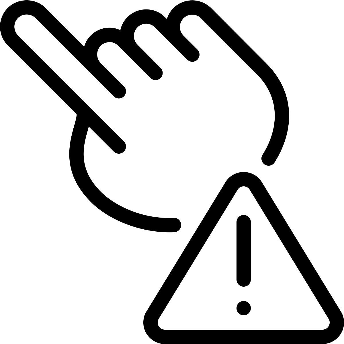 erreur de l'écran tactile icon