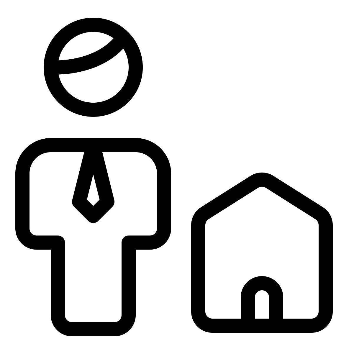 work from home icon