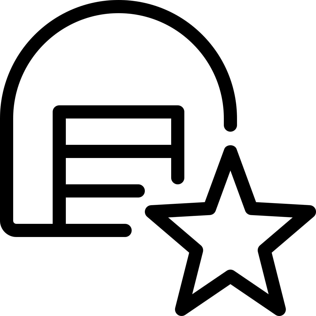 almacenamiento favorito icon