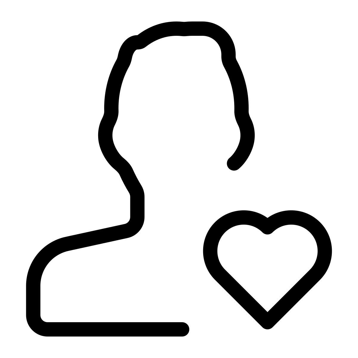 usuário favorito icon