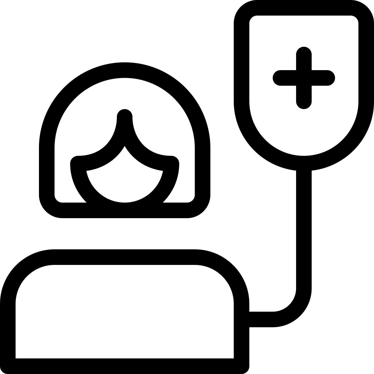 female patient icon