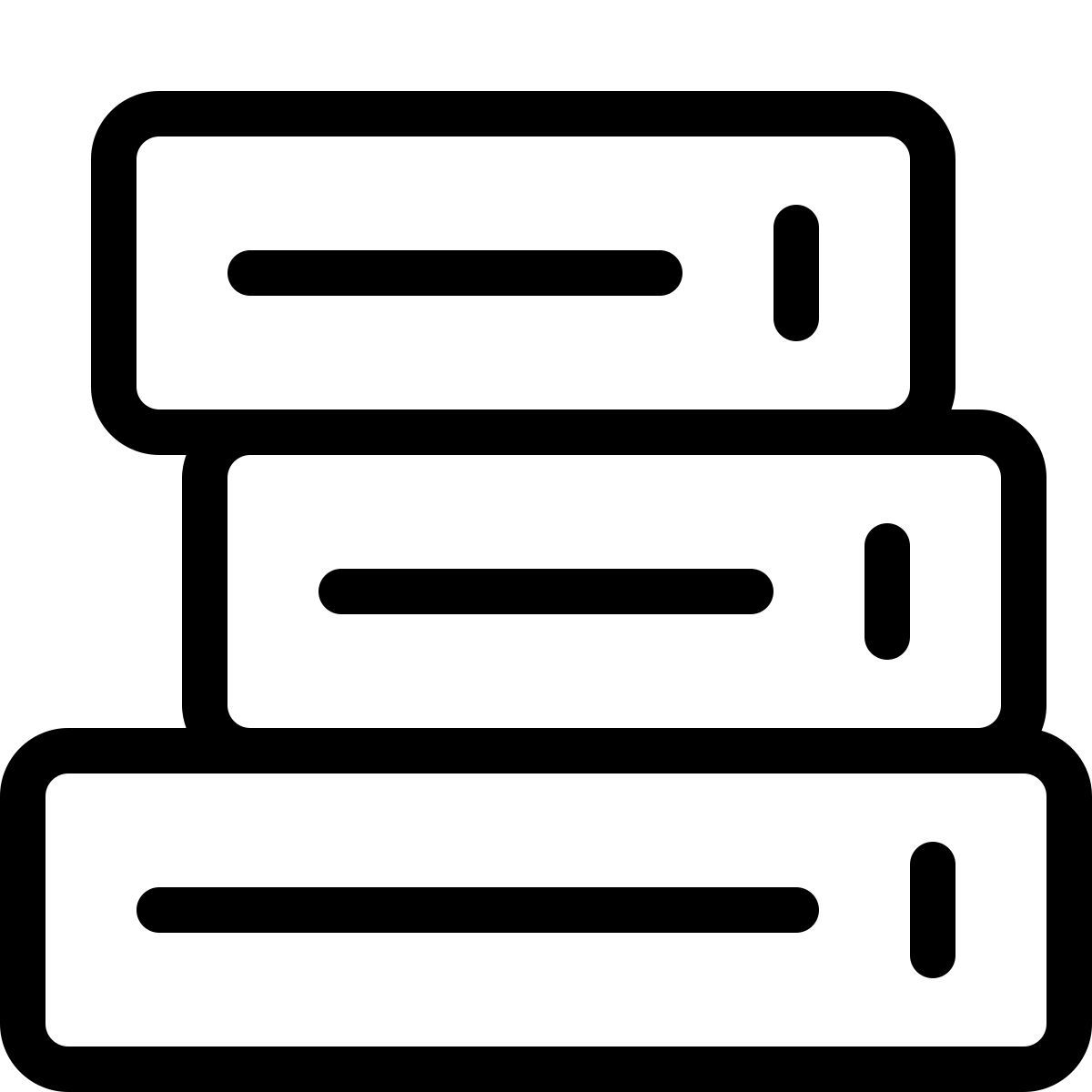 file folder stack icon