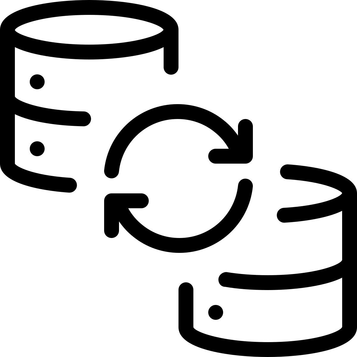 database synchronization icon