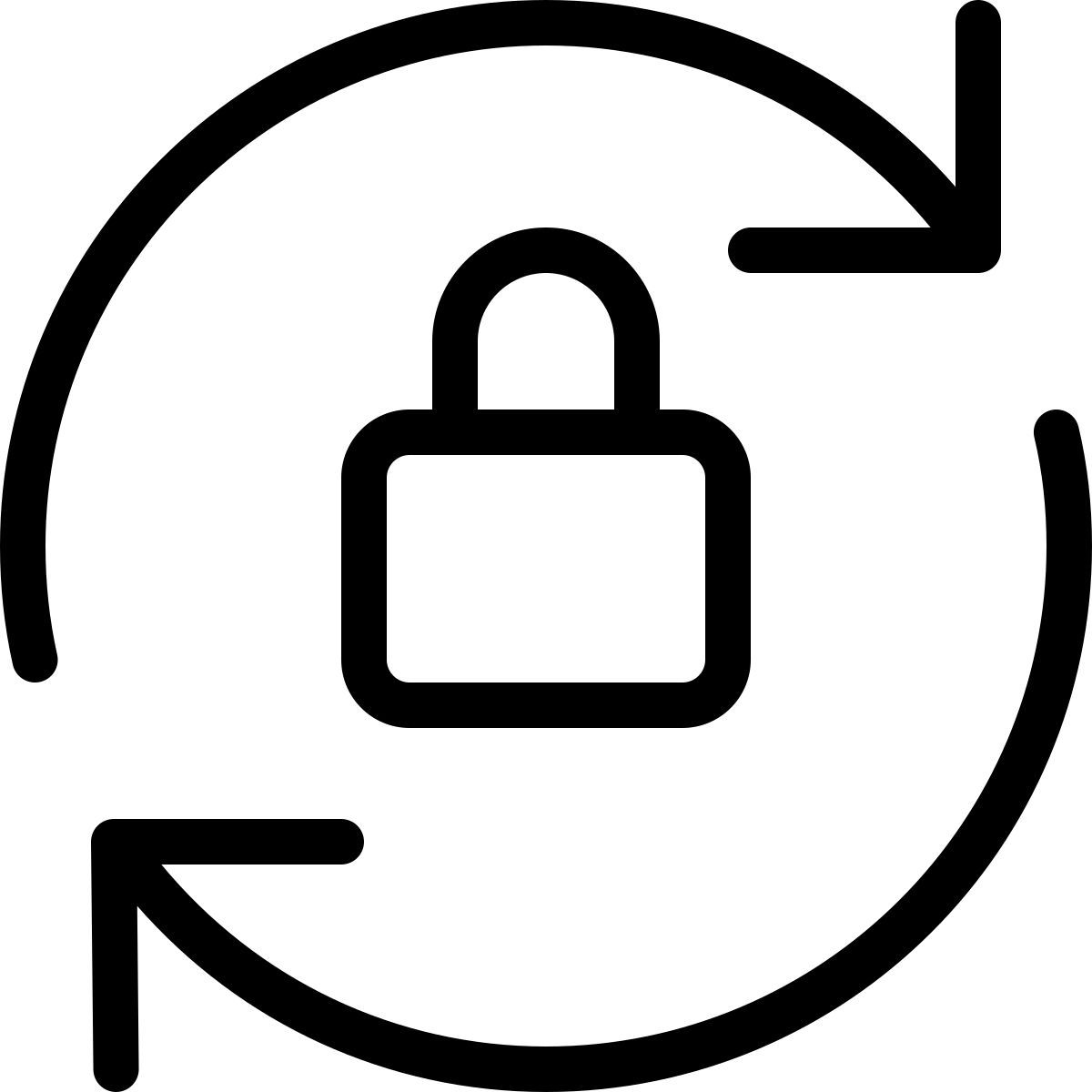 잠금 동기화 icon