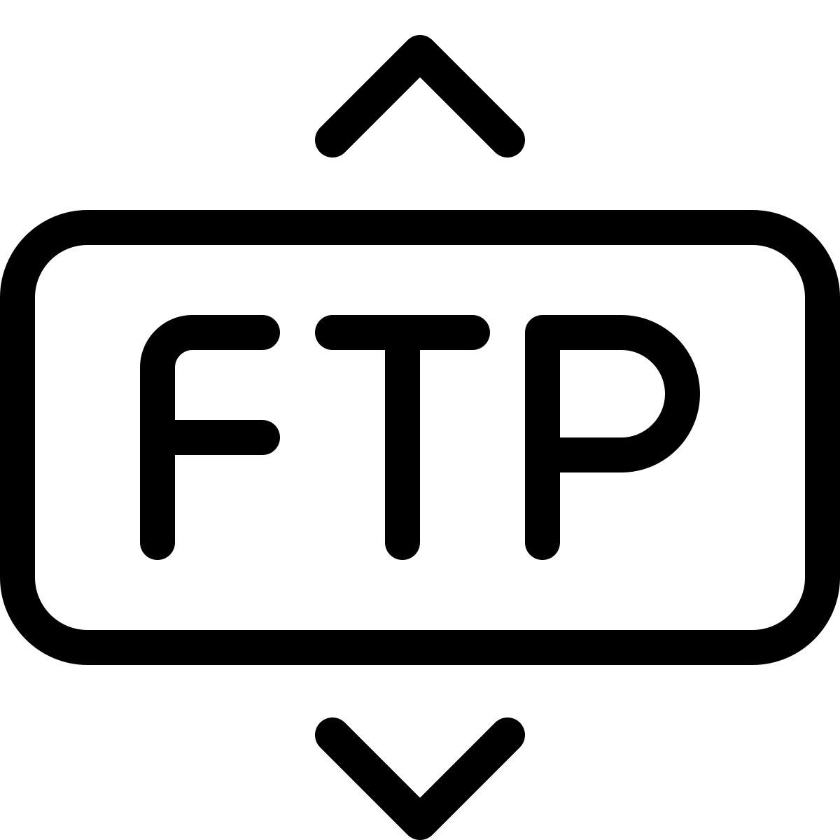 ftp up down icon