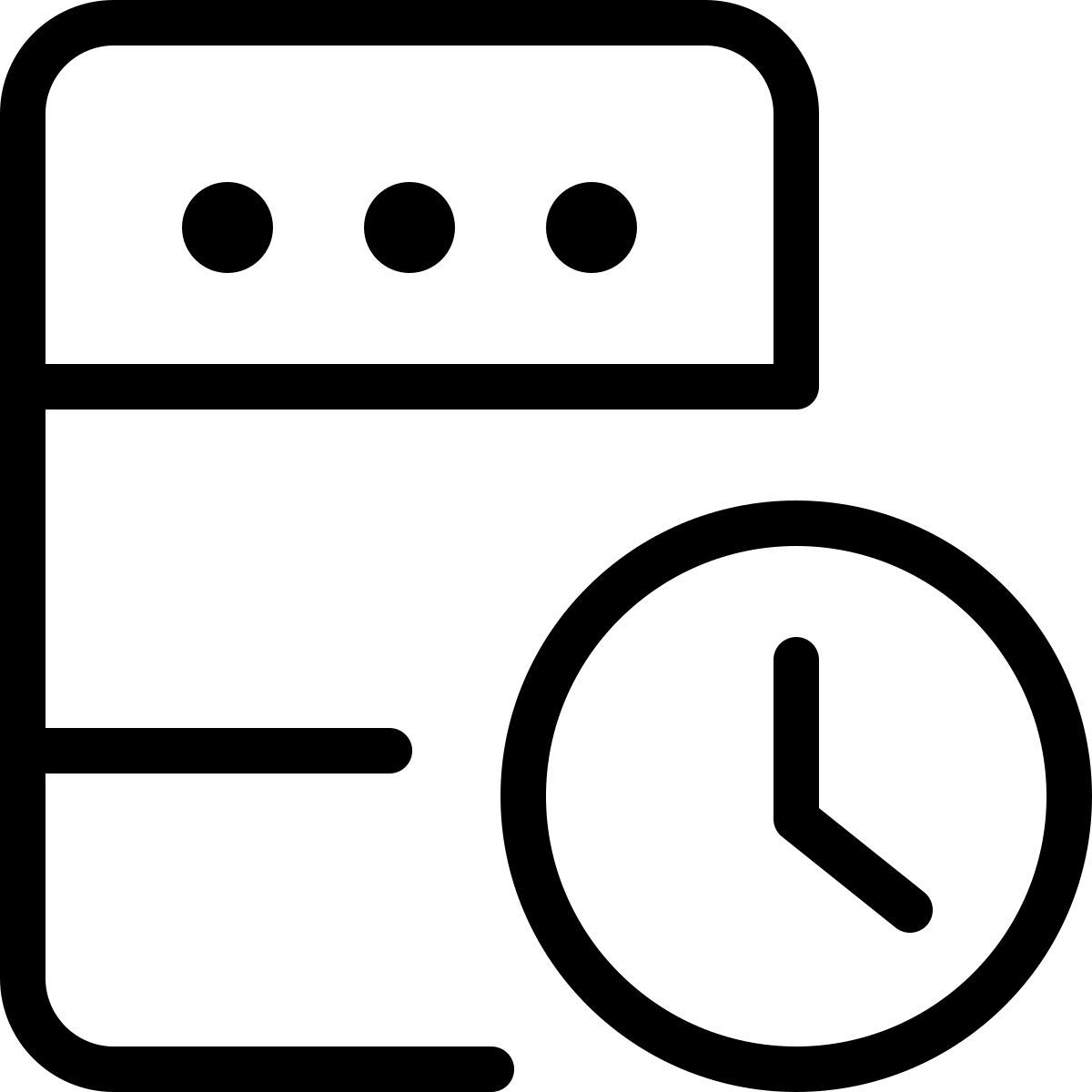 Temps de réponse du serveur icon