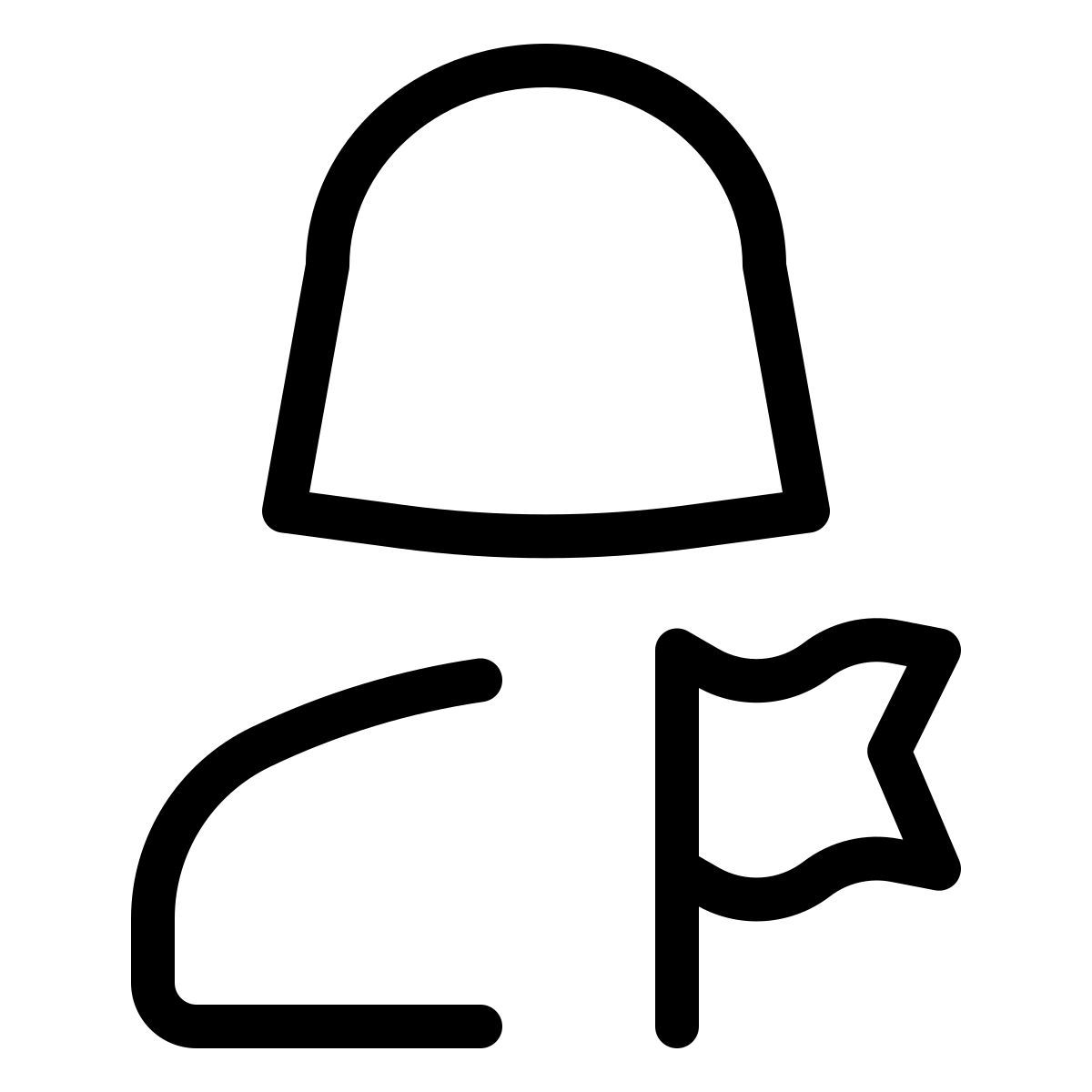 drapeau de l'utilisateur icon