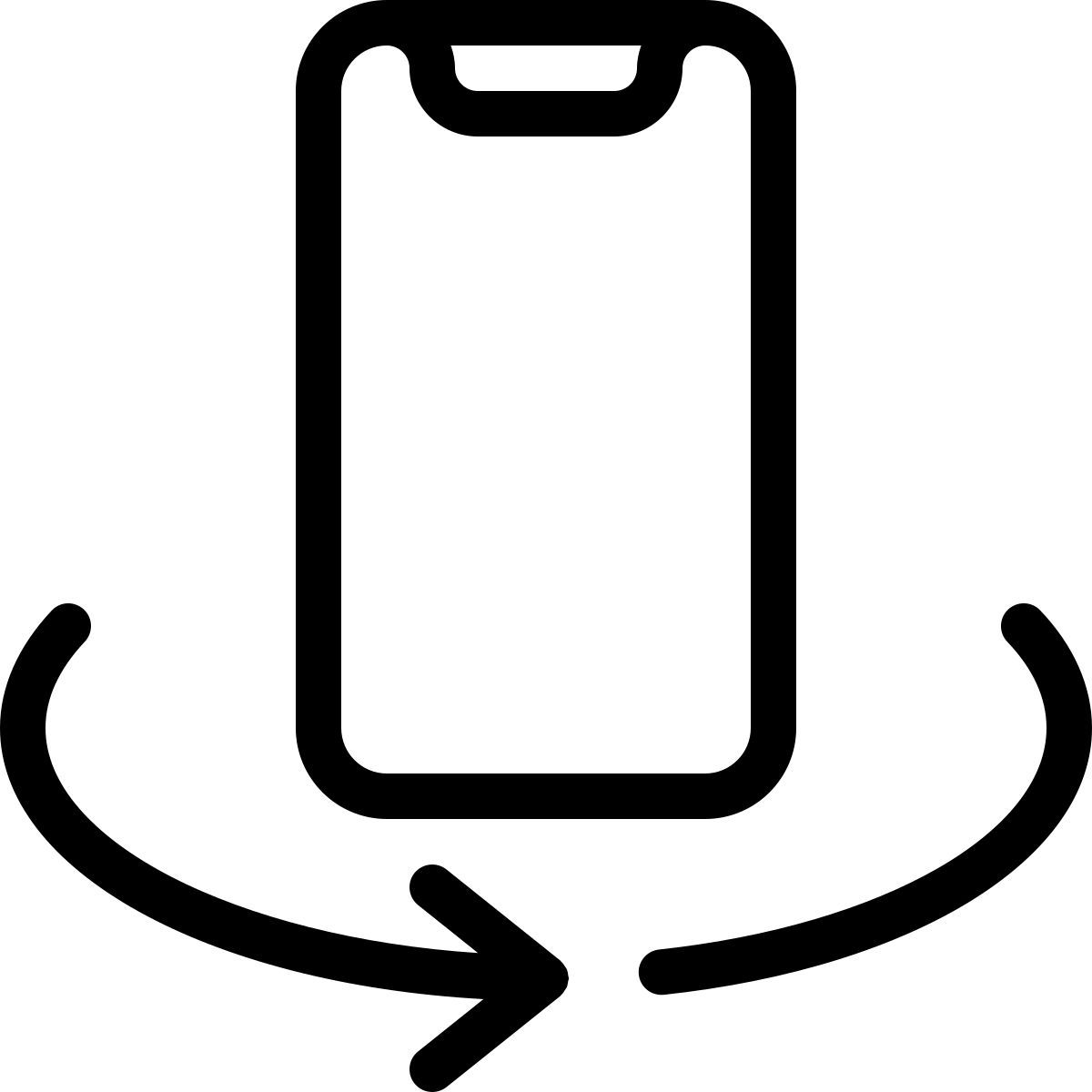 rotate smartphone icon