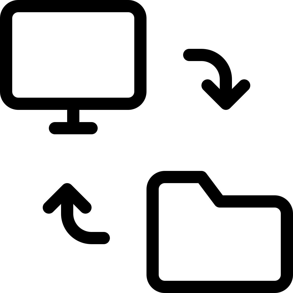 folder to desktop icon