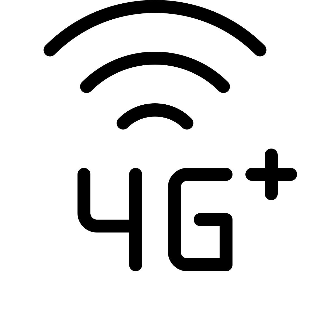 4g plus icon