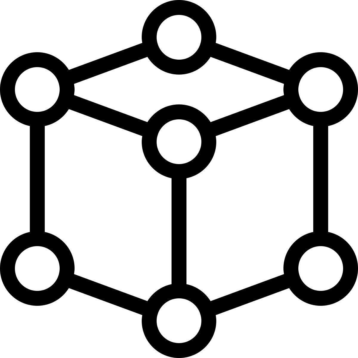 3d shape framework icon