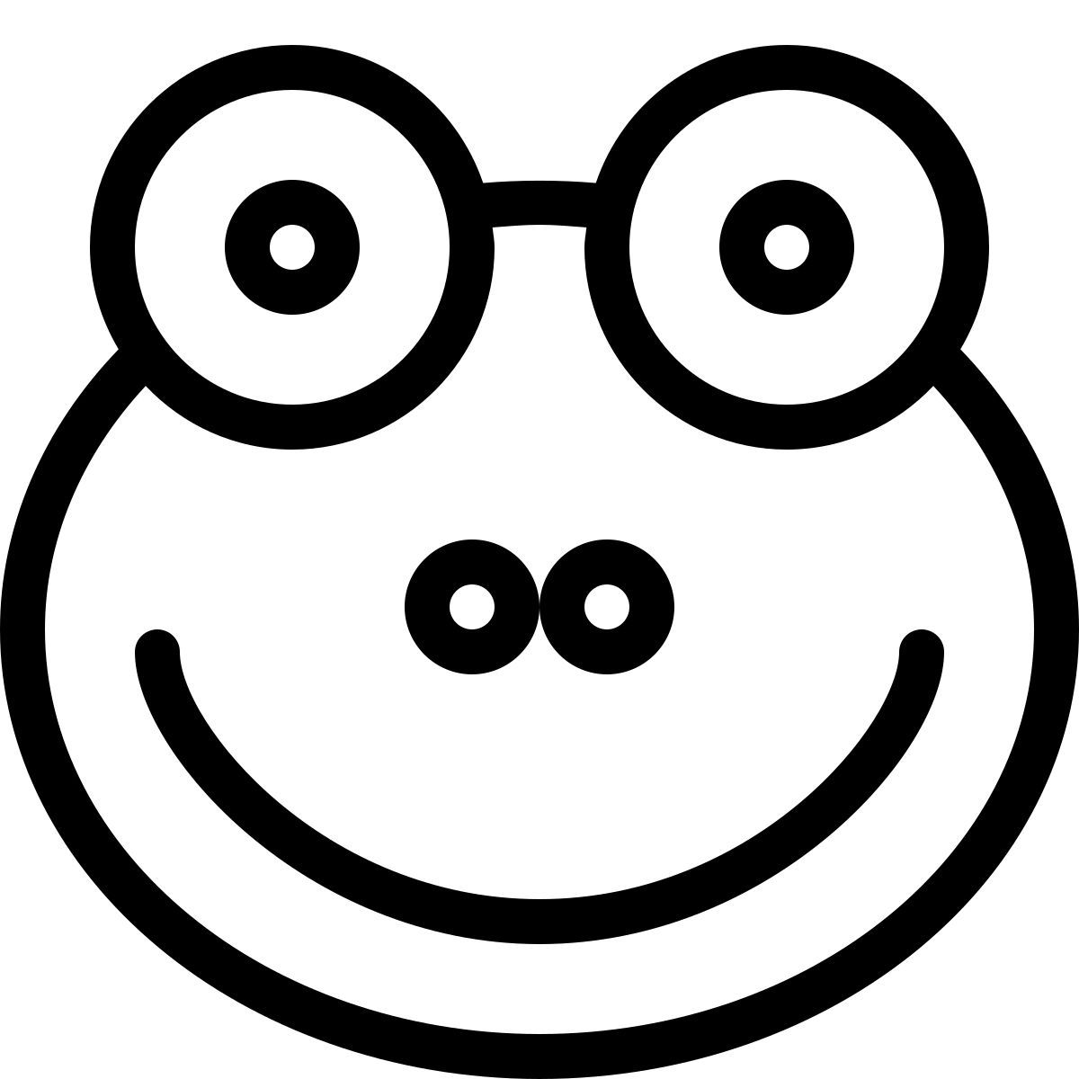 ニヤリと笑うカエルの絵文字 icon