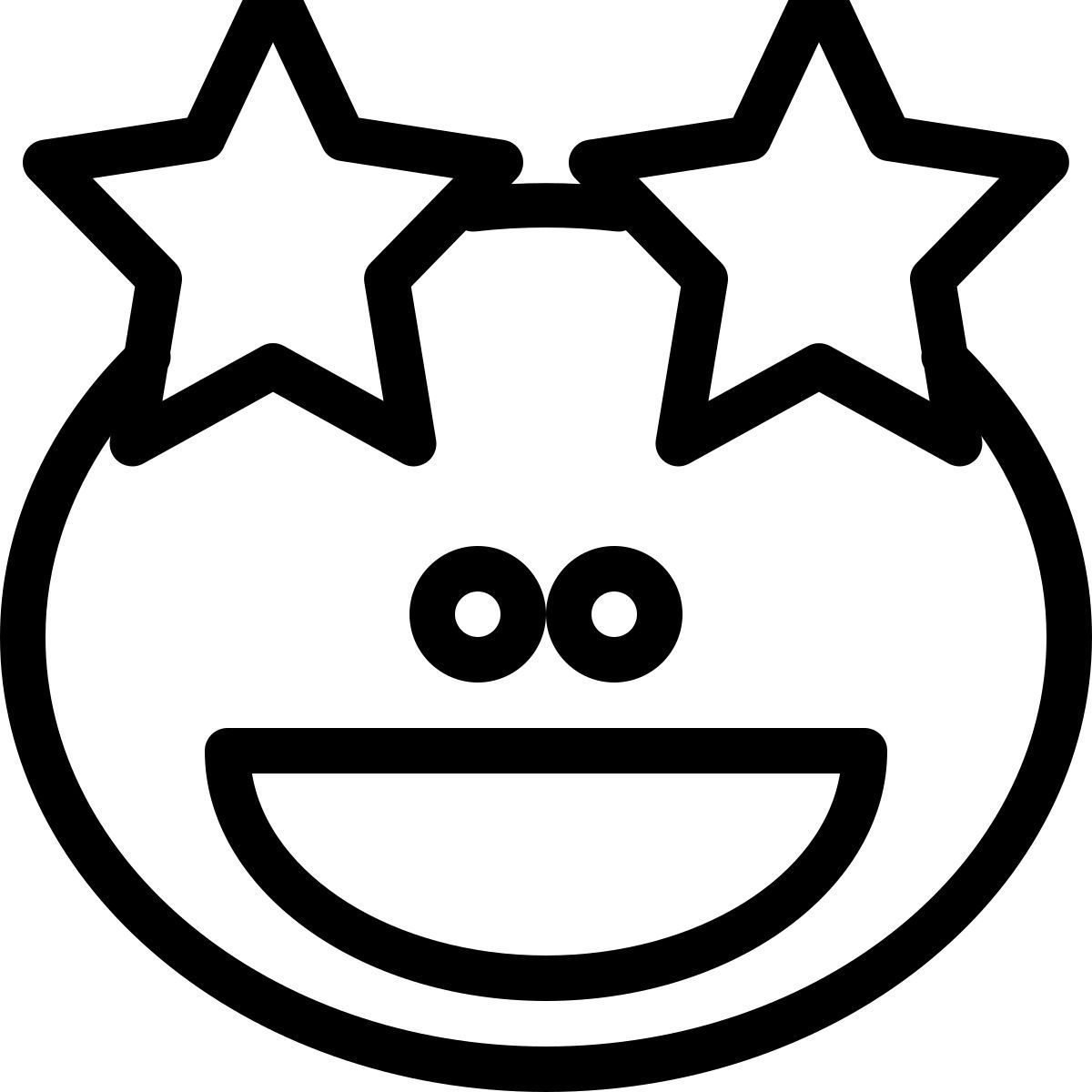 별에 반한 개구리 이모티콘 icon