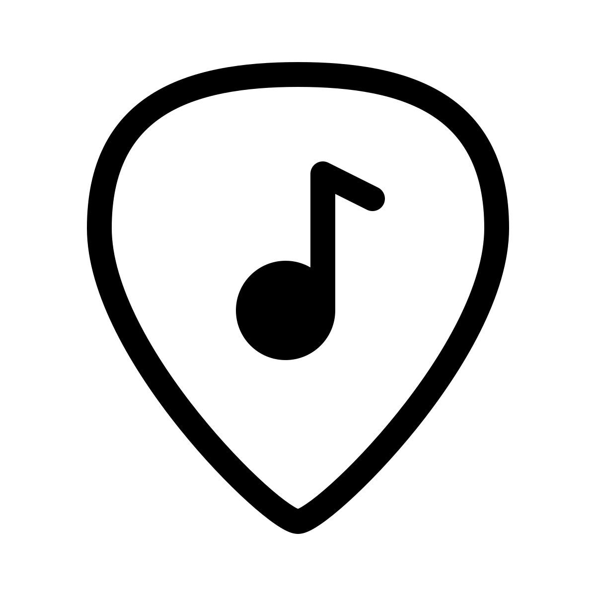 guitar pick icon